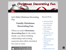 Tablet Screenshot of christmasdecoratingfun.com